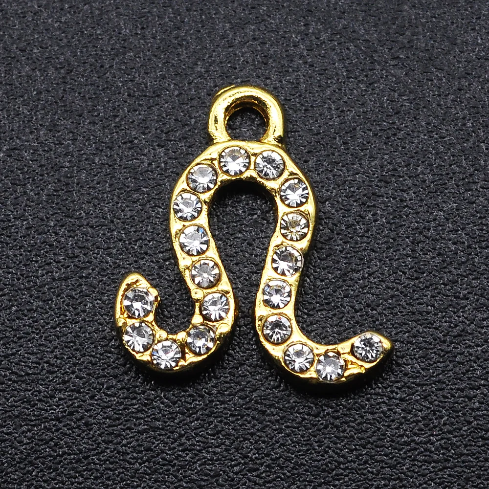5pcs/lot Alloy Stones Zodiac Charm Pendants Wholesale Necklace Bracelet Making Charms Never Tarnish Accept OEM Order | Украшения и