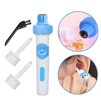 

Electric Ear Cleaner 1Set Safety Electric Vacuum Earwax Cleaner Wax Remover Painless Cleaning Tool WITH 16 Tips Spiral Cleaner