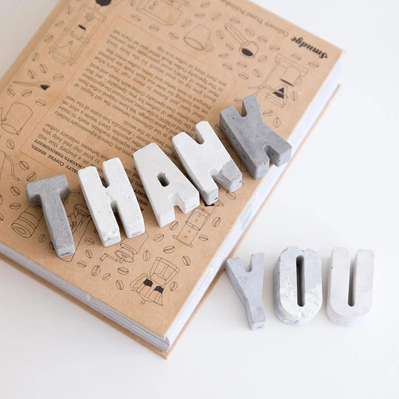 

Molds for concrete Silicone Plaster Letters Molds Cement Alphabet Molds Digital Molds
