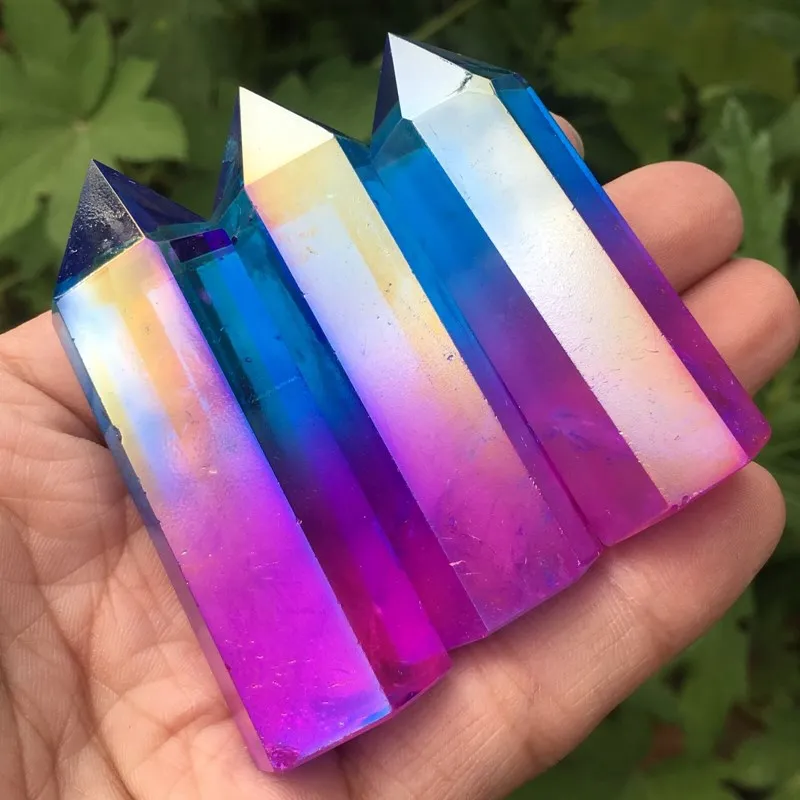 Titanium Rainbow Aura wand points (4)