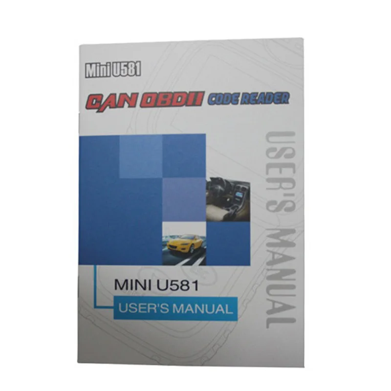 OBD2 сканер может OBDII/EOBDII Reade U581 считыватель кодов OBD2 OBD II диагностический инструмент U581