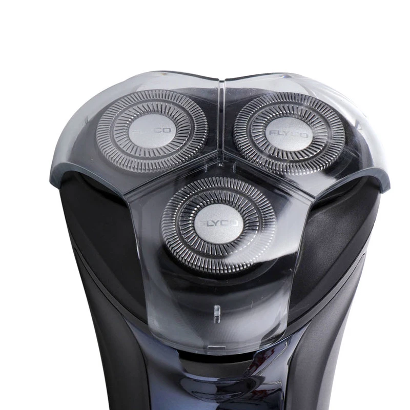 Электробритва FLYCO FS306, перезаряжаемая, 3D, с тройным плавающим лезвием, для ухода за лицом, для мужчин, триммер для бороды, машинная стирка для мужчин