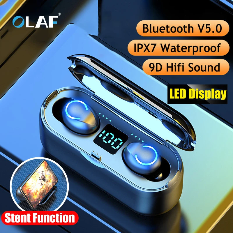 Беспроводные наушники Olaf TWS Bluetooth 5 0 спортивные водонепроницаемые стереонаушники