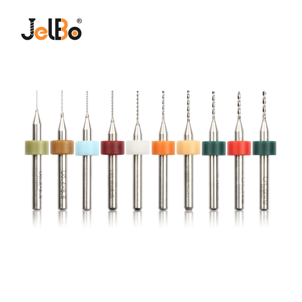 JelBo 10 шт./компл. PCB мини карбид вольфрама стали сверло для резки печатной платы CNC