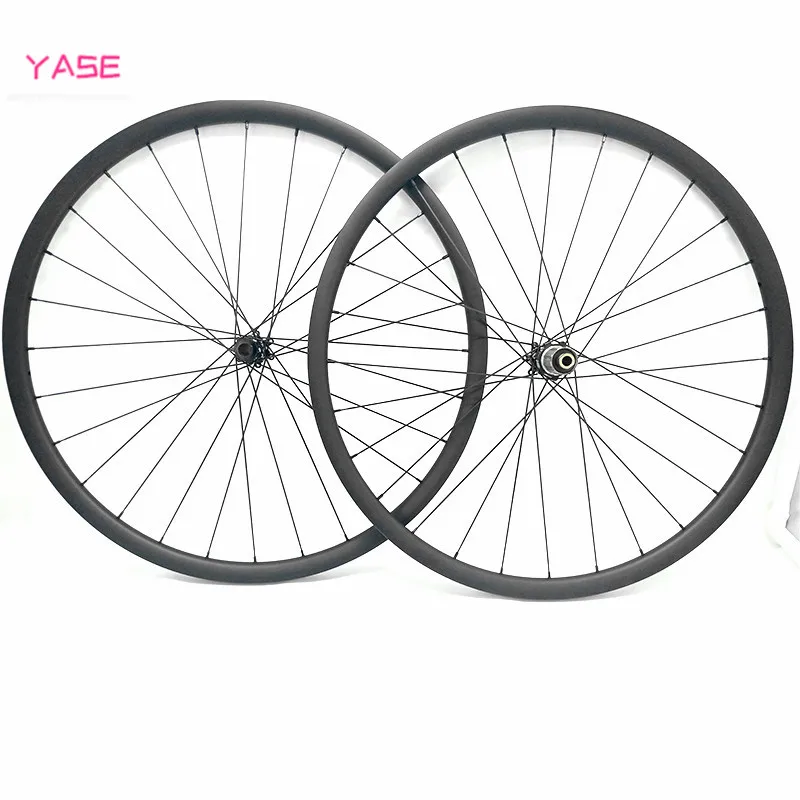 YASE 29er carbon mtb disc wheels 27x25mm symmetry tubeless rodas mtb 29 NOVATEC D411SB-D412SB 100x15 142x12 carbon wheelset
