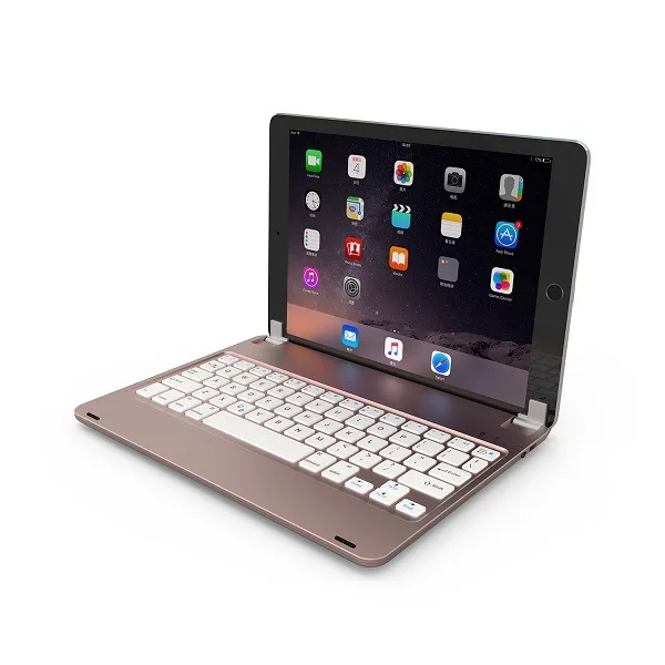 

2017 New iPad Bluetooth Keyboard iPad Pro9.7 Air1/2 Four-Universal Revolving Shaft Keyboard Cross Border Hot Selling