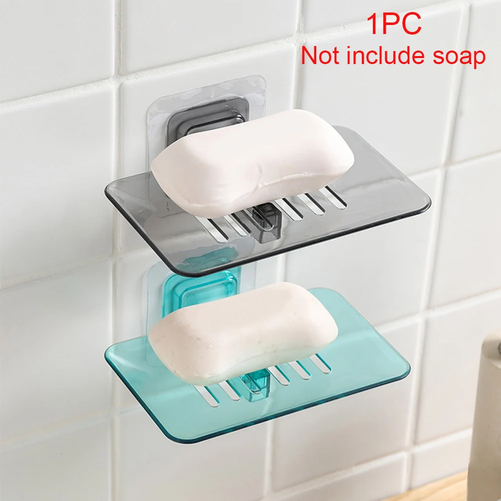 Leachate Storage Rack Tray Crystal Soap Box Wall-mounted Shelf Case Dish