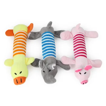 

3PCS Including 3 Designs Cute Dog Toy Plush Chew Squeak Toys For Dogs Puppy Sound Toy Training Interactive Toy Pet Product