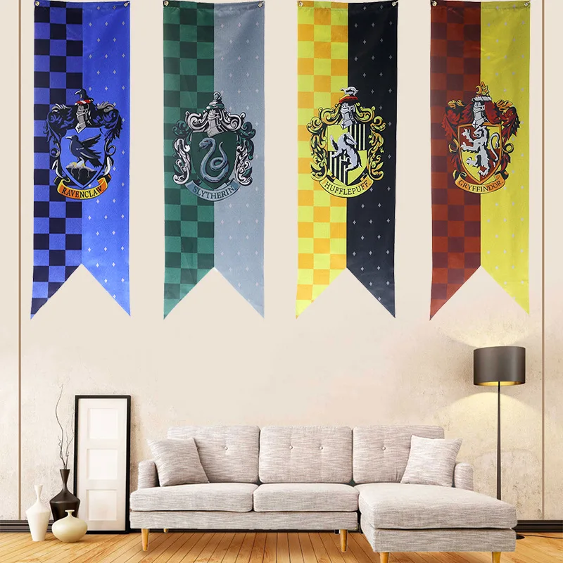 45x100 см x 45x150 см Magic Retro College сад флаг баннер House флаг настенные подвесные плакаты вечерние школы дома на открытом воздухе вечерние мультфильм