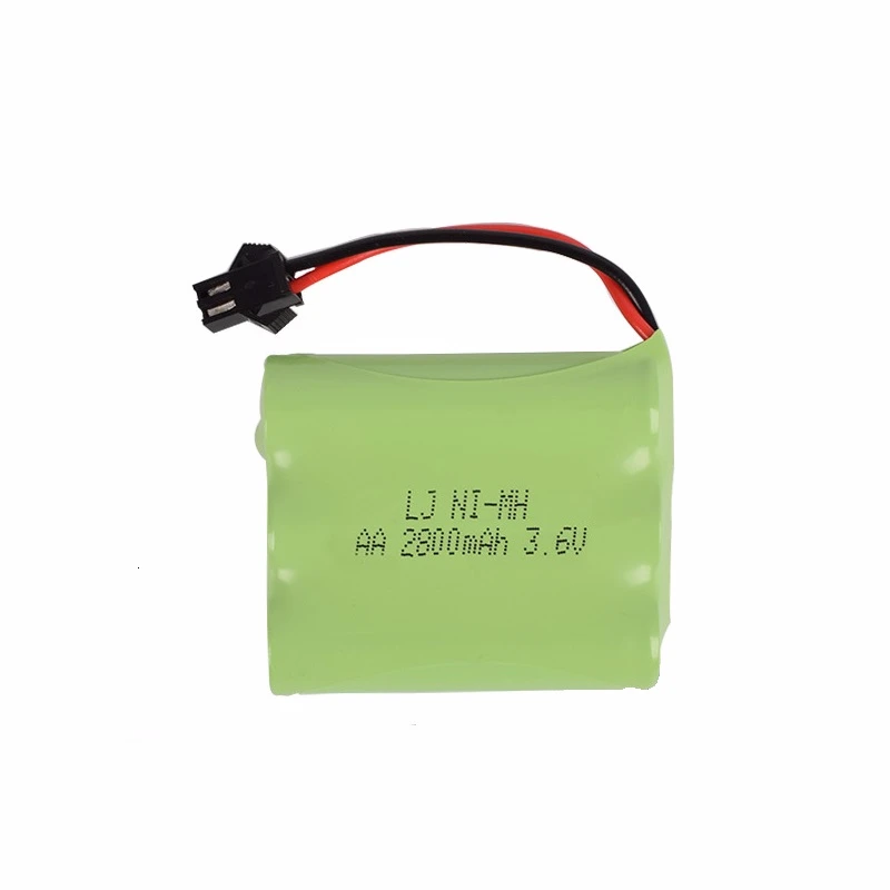 Модель M) Ni-MH 3,6 V 2800mah батарея+ 3,6 v зарядное устройство для Rc игрушечного автомобиля танка поезд Робот Лодка пистолет AA 3,6 v перезаряжаемый аккумулятор