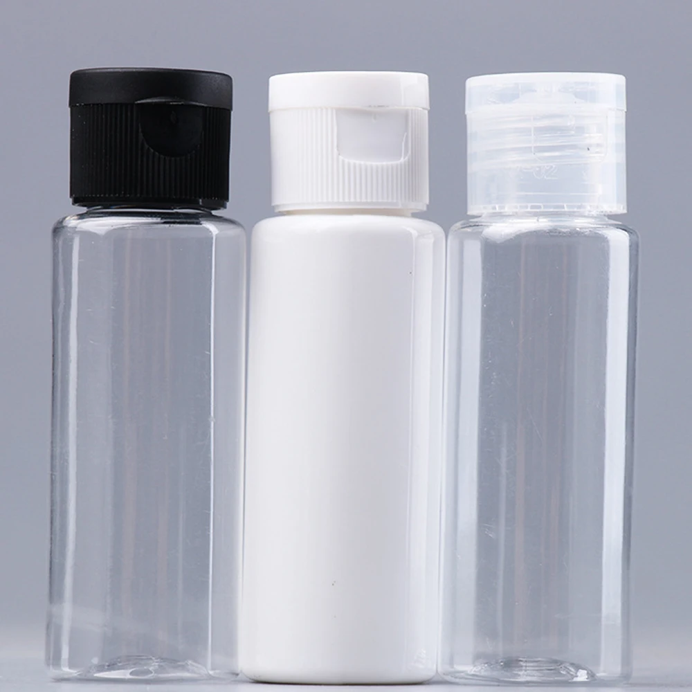 

5pcs PET transparent bottle butterfly cap cosmetics sub-bottle flip bottle 40 ml plastic bottle Mini bottle