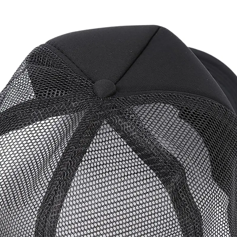 Hiking Cap Letter Printed Mesh Peaked Hat Headwear Outdoor Sports Wear With Adjustable Back Closure American President Electio