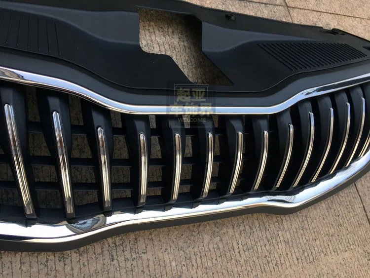 Передняя крышка решетки автомобиля ABS Материал Tiger Racing Grills продукты аксессуары Подходит для KIA Rio K2 2012- Z2AAA067