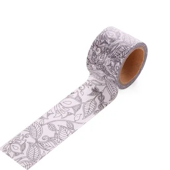 

Secret Garden DIY Japanese Washi Tape Scrapbooking Tools Papelaria Decorative Masking Tape Hand Painted Paper Tape 5m