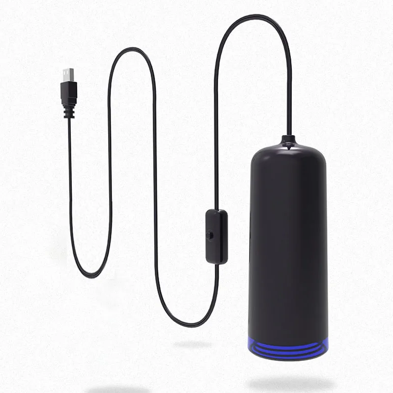 Мини Воздушный вакуумный насос USB упаковочная машина для путешествий бытовые вакуумные пакеты для хранения кухонные дома Sous Vide упаковщик инструмент - Цвет: Black-USB