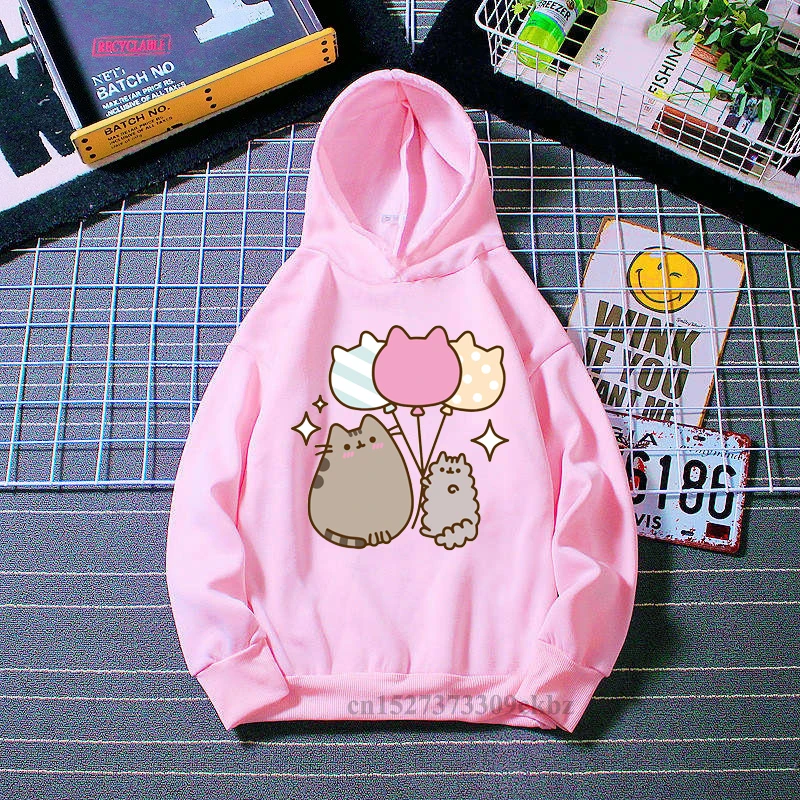 Cute Nutella Cat Cartoon Print Hoodie Kids Clothes Funny Sweatshirt For  Girls/boys Harajuku Kawaii Winter