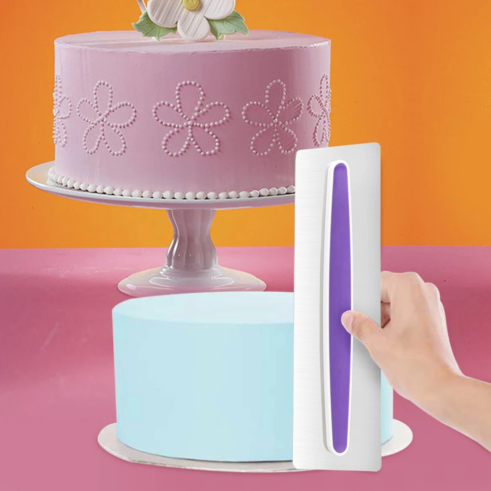 NICEYARD Cookie Pastry Scraper Butter Cream Icing Frosting Knife Stainless Steel Cake Spatula Bakin