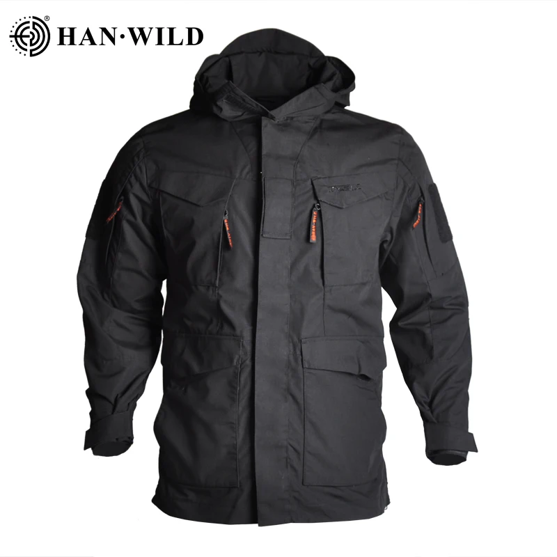 Military Tactical Jacket Hooded Waterproof Wear-resistant Camping Jacket Army Fleece Clothing Multicam Camouflage Windbreakers