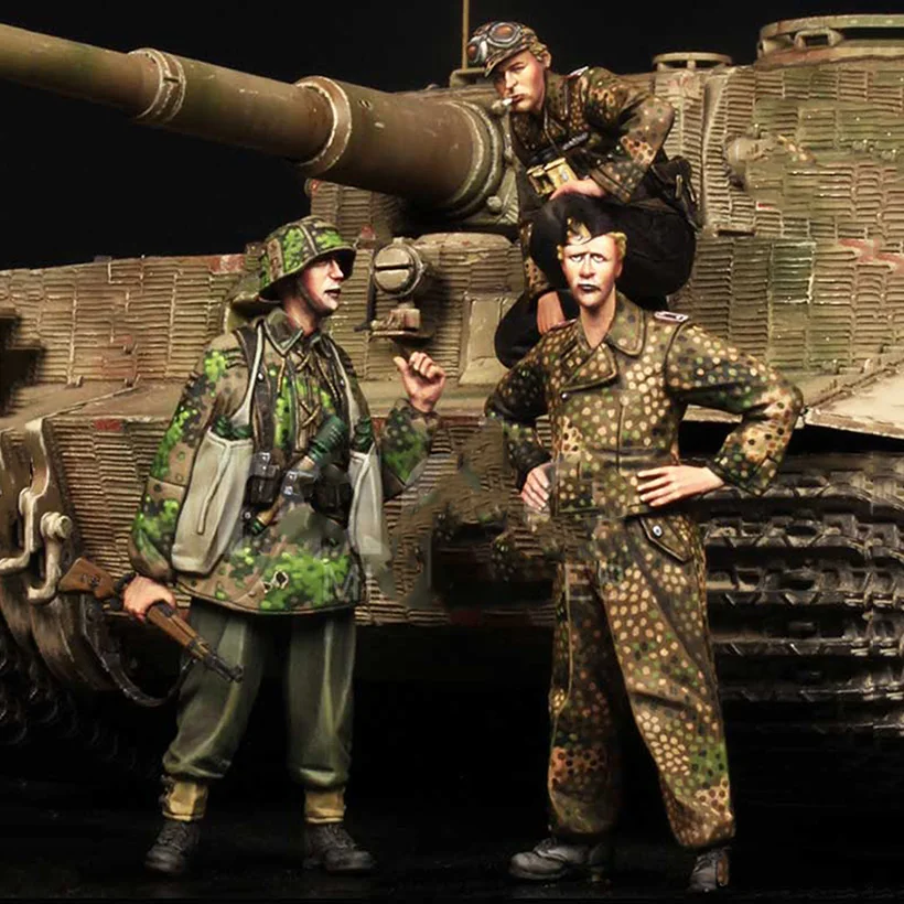 

Unassambled 1/35 древний человек включает в себя 3 (без бака) статуэтка в виде набор миниатюрных моделей Неокрашенный