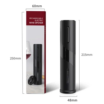

USB Charging Automatic Electric Wine Bottle Opener Corkscrew Rechargeable Celebration For Parties And Occasions