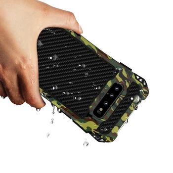 

For Samsung Galaxy S10 Plus Case Cover Carbon Fiber Shockproof Heavy Duty Hybrid Rugged Armor Case for Samsung Galaxy 10