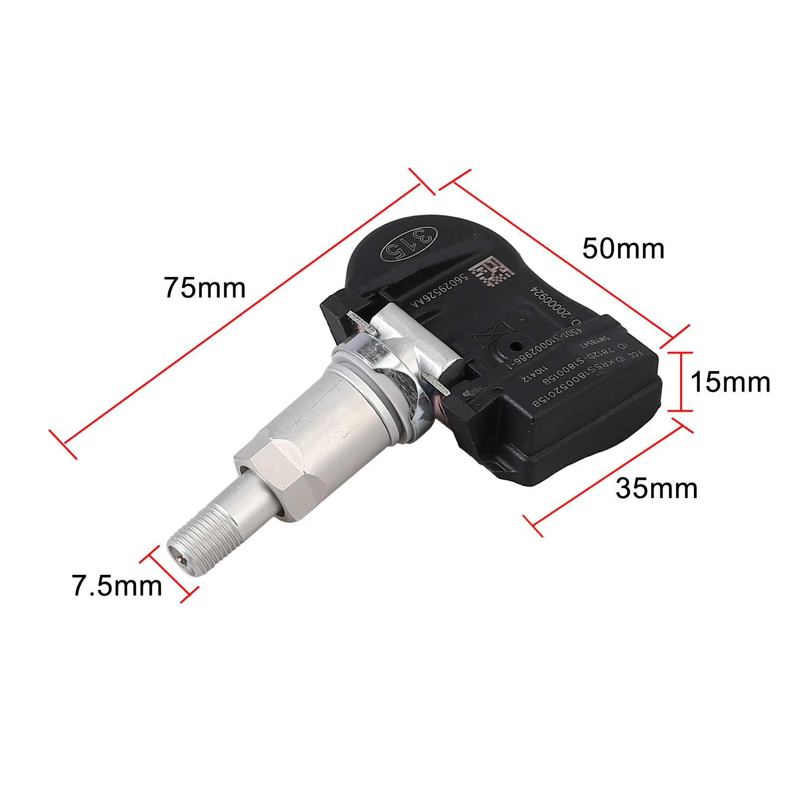 AUTOUTLET для TPMS 315 MHz Новый датчик давления в шинах 56029526AA Chrysler система контроля