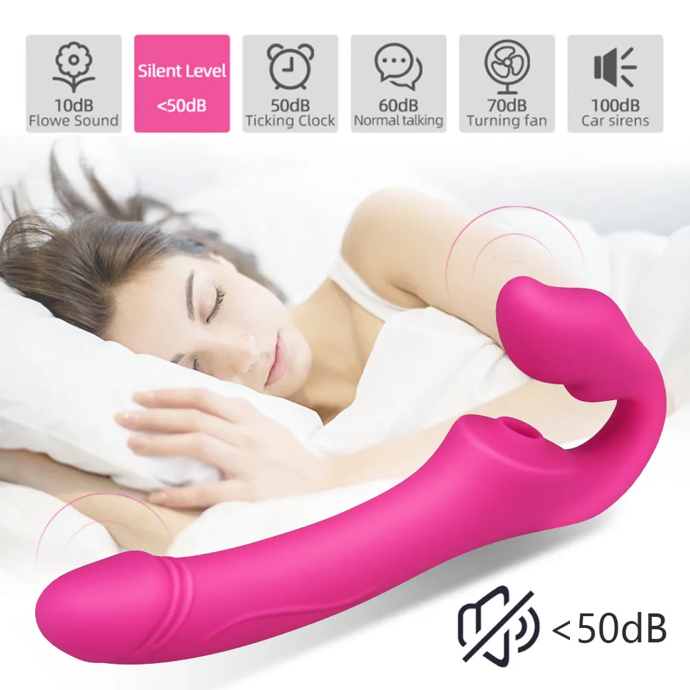 Strap on Dildo for Women Clitoral Sucking Vibrator Sucker Clitoris Stimulator Anal Vibrator Sex Toy for