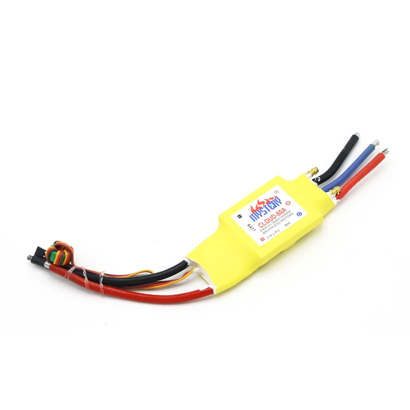 Зарегистрированная 1 шт. 2-7S 30A/50A/80A/100A/200A ESC 5 V/3A 5 V/5A UBEC Бесщеточный Регулятор скорости ESC для RC лодки UBEC 200A/S