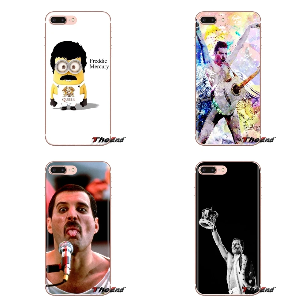 Для samsung Galaxy S3 S4 S5 мини S6 S7 край S8 S9 S10 Plus Note 3 4 5 8 9 Фредди Меркури Queen мягкие