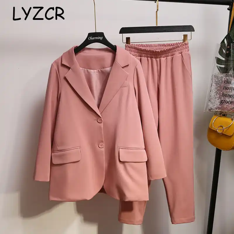 winter white pant suit plus size