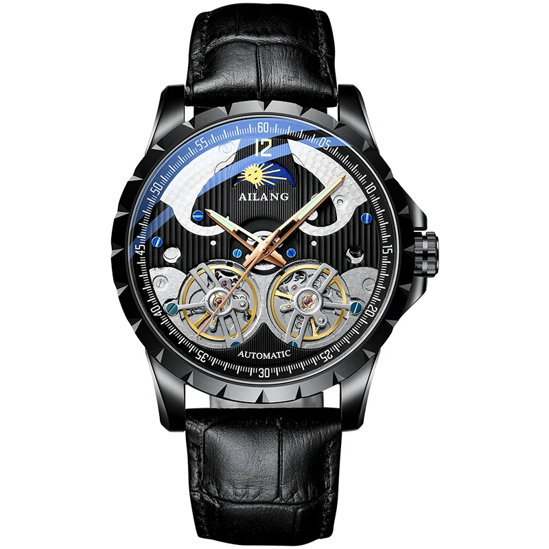 AILANG new fashion trend watch men's mechanical watch automatic waterproof men's watch - Цвет: 1