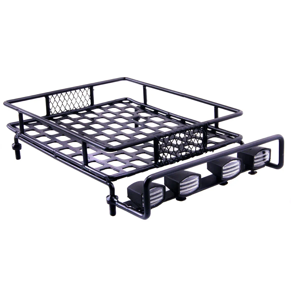 

Trx-4 Model Climbing RC Remote Control Car Model Car Shell Top Metal Luggage Rack Car Shoot Ceiling Light Full Set