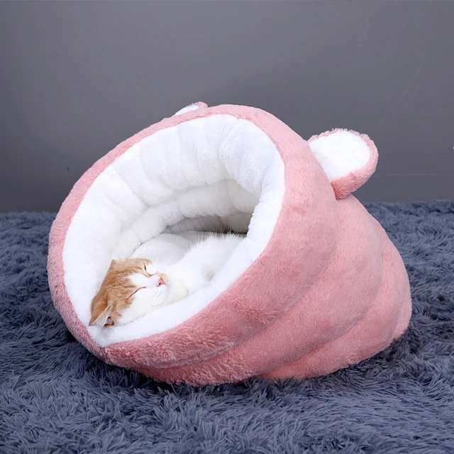 $US $23.83  HOOPET Cat Bed Pet House for Cats Products for Pets Soft Cat Dog Bed For Small Dogs Winter Warm Sle