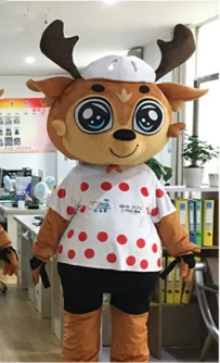 Deer Mascot Costume Suits Cosplay Party Game Dress Outfits Promotion Carnival Halloween Xmas Easter Adults Fursuit - Цвет: 1 style