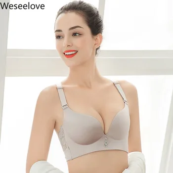 

Weseelove 2020 New Hot Sale Push Up Bras Without Underwire Sexy Bra Adjustable Beauty Back Light and Breathable Underwear X27-2