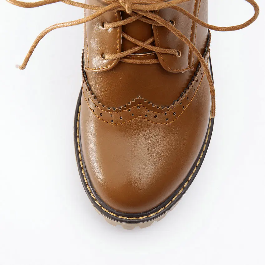 Женские туфли лодочки ESVEVA черные модные ручной работы на платформе с высоким