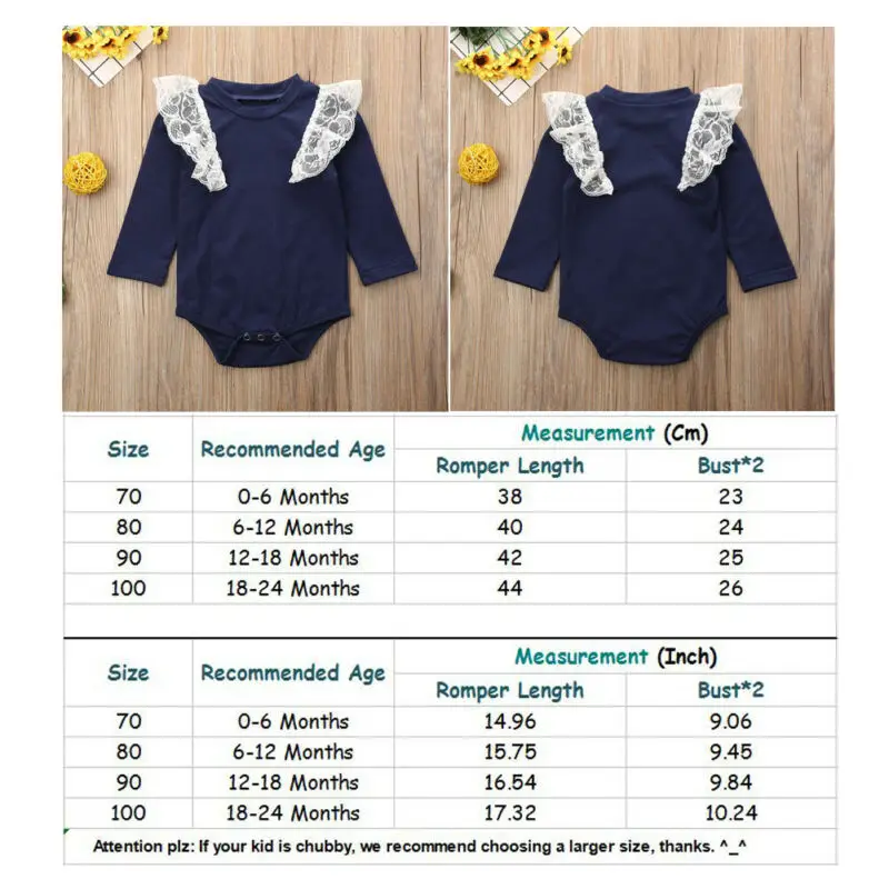 Pudcoco/осенний кружевной комбинезон с длинными рукавами для новорожденных девочек, боди, комбинезон, костюм для подвижных игр, комплект одежды наряд