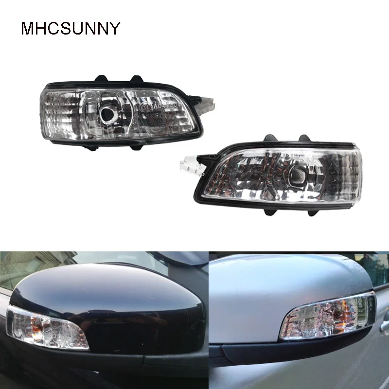 Светильник Зеркала заднего вида для Volvo S40 S60 S80 C30 C70 V50 V70 2007-2012 зеркальный индикатор поворота лампа без лампы
