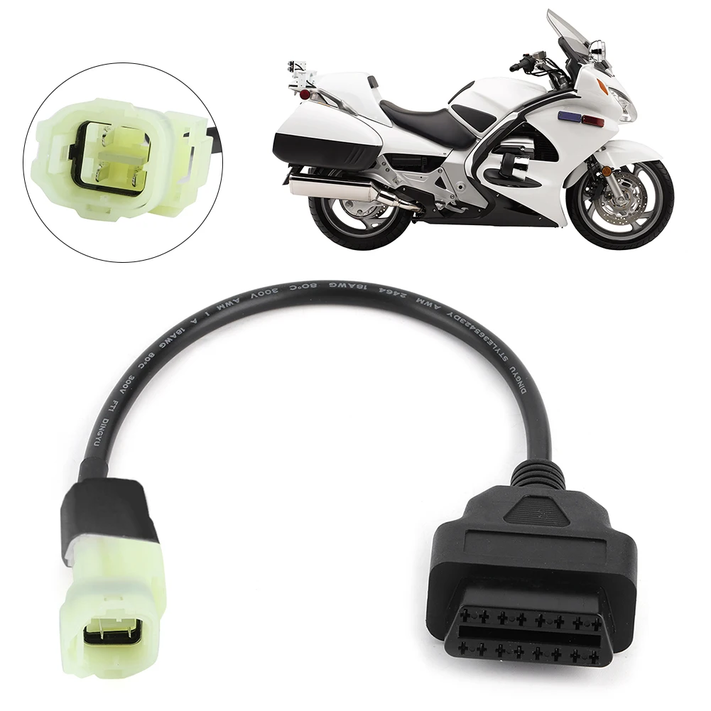 

New OBD2 To 3 Pin Diagnostic Adapter Cable Motorcycle Fault Detection Parts OBD2 To 3 Pin Cable For Honda Motorbike Dropshipping