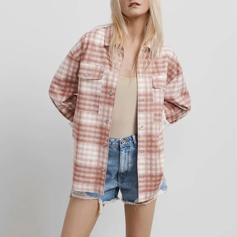 Plaid spring jacket Clearance