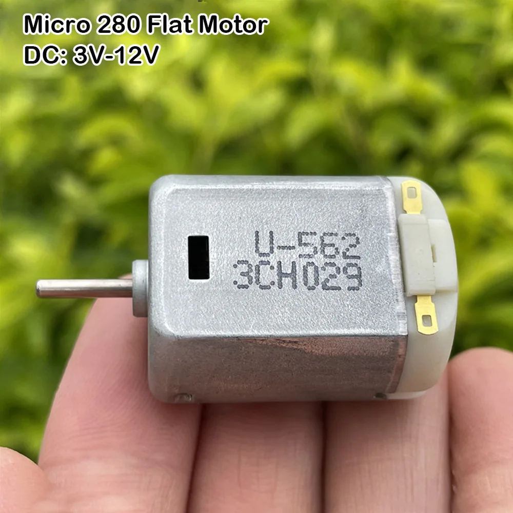 DC 3V-12V 3.7V 6V 9V 11000RPM Motor 280-16170 High Speed Carbon Brush Strong Magnetic 280 DC Motor Electric Toy Car Boat Model