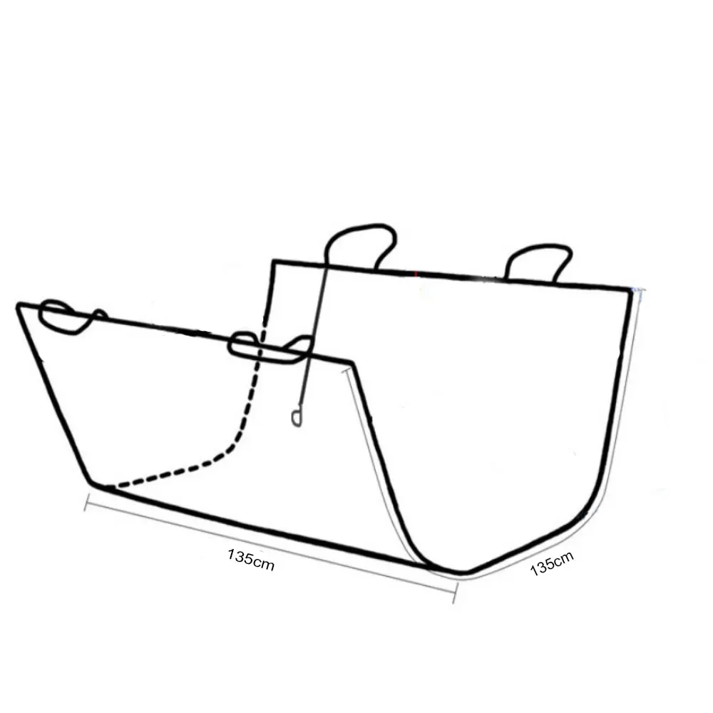 Водонепроницаемая Автомобильная подушка для питомца, чехол для сиденья для собаки, задний коврик для кошки, автомобильный коврик для путешествий, одеяло для питомца, сиденье для щенка, защитный коврик для питомца