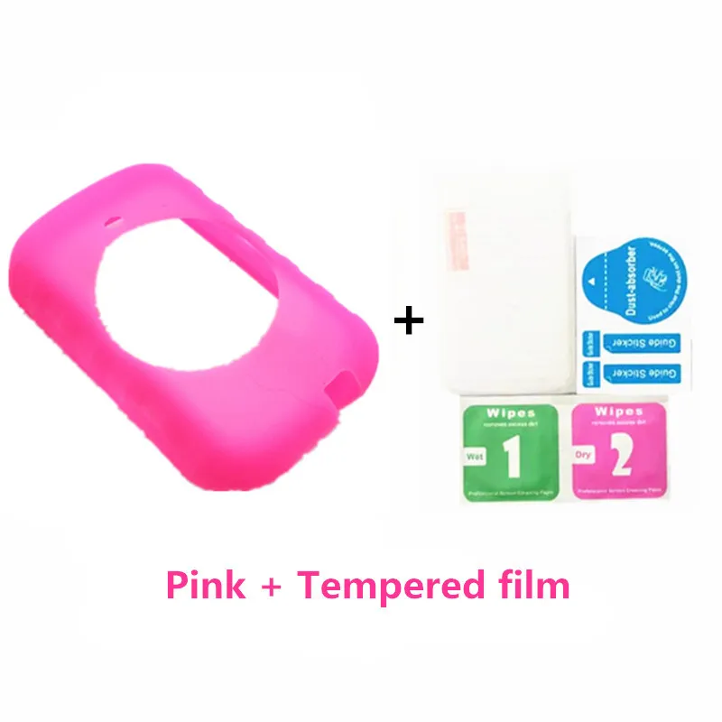 ordinary Pink Garmin Edge 830, gps, силиконовый чехол для езды на велосипеде и компьютера, чехол из закаленной пленки, Нормальный/ушной Стиль для Garmin - Цвет: ordinary Pink