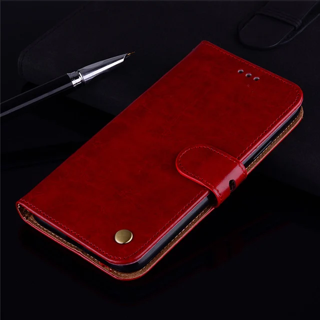 Red Coque P Smart Простые Модные флип-кейс для Huawei Honor 6a 7X фотоаппаратов моментальной печати 7S 7A Pro 8X 8C 8A 8S 10i 8 9 10 Lite 10 20 Pro для карт из искусственной кожи - Цвет: Red