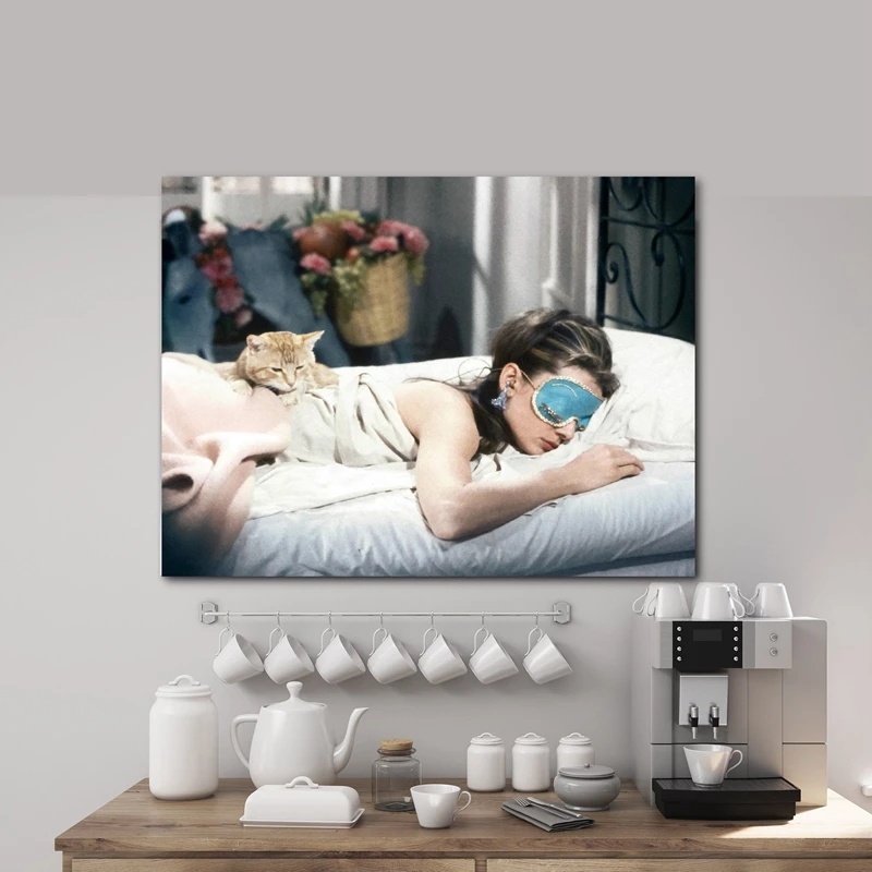 Audrey Hepburn Breakfast Prints Home Decor