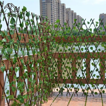

TTLIFE Simulation Fence Fence Telescopic Fence Balcony Privacy Screen Garden Fence UV Protection Privacy Screen Garden Fence