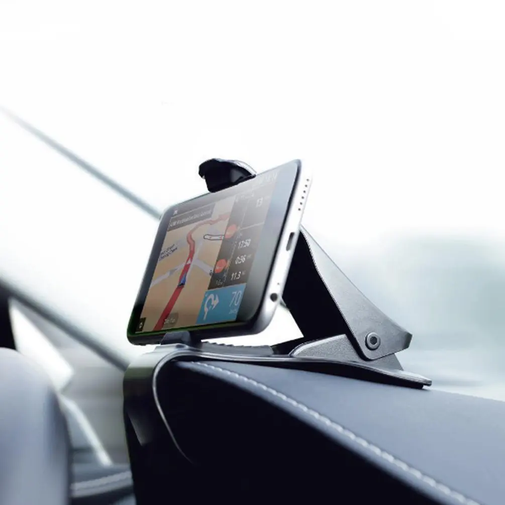 Car Phone Holder Instrument Panel Hud Direct View Screen Navigation One-Hand Operation Mobile Phone Bracket