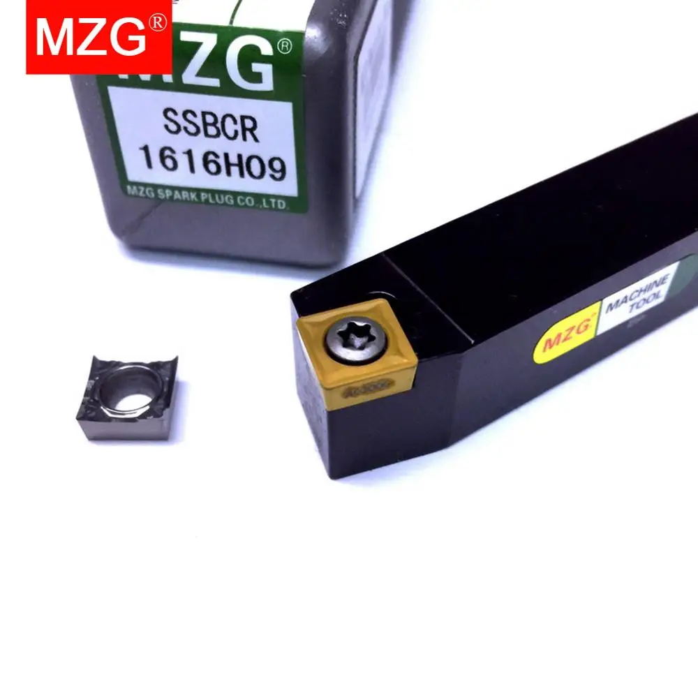 MZG CNC 12 мм 16 SSBCR токарный станок Режущий Станок SCMT карбидные вставки внешний