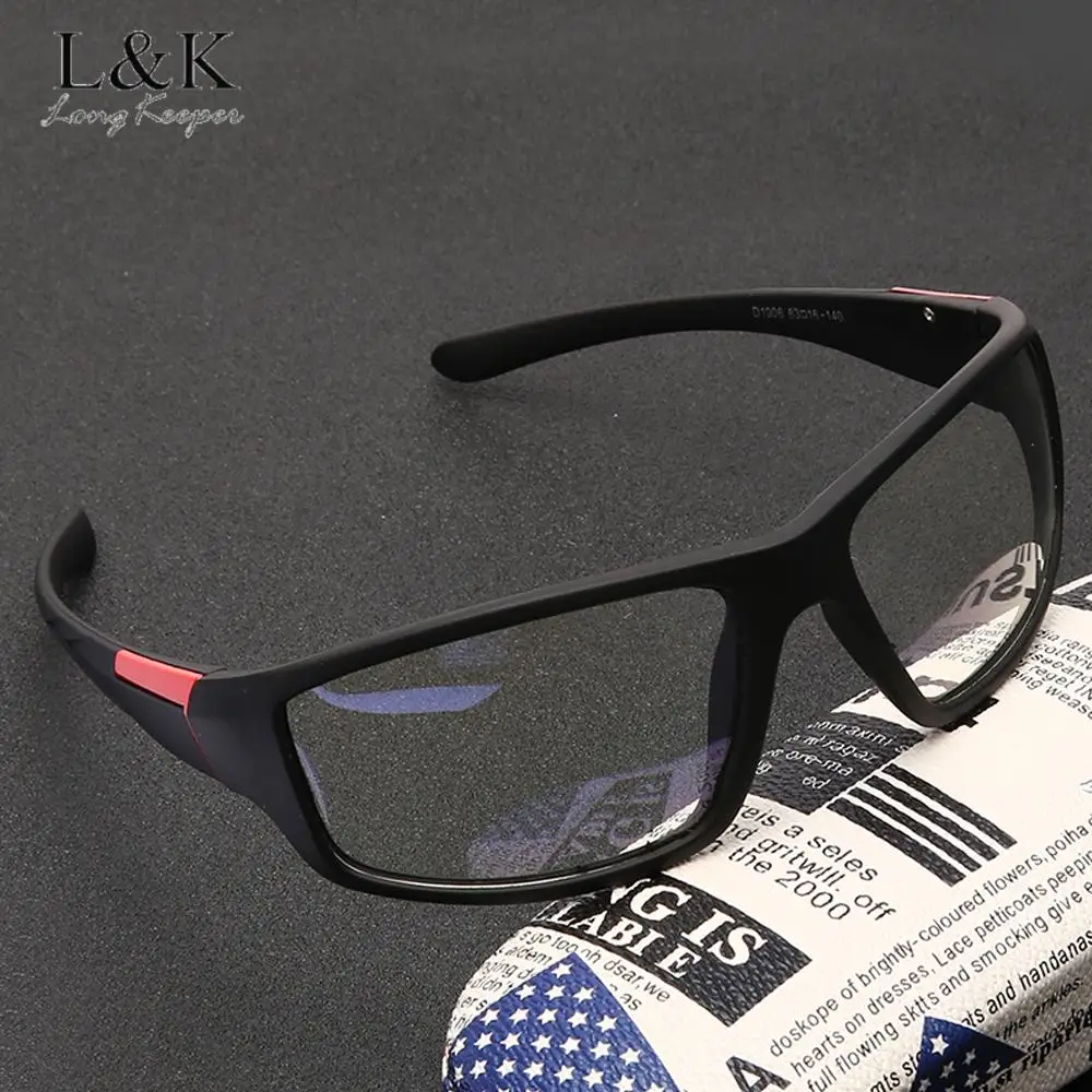 

LongKeeper Anti Blue Light Blocking Glasses Frame Men Women Clear Lens Computer Gaming Eyeglasses Black Sport Eyewear Spectacles