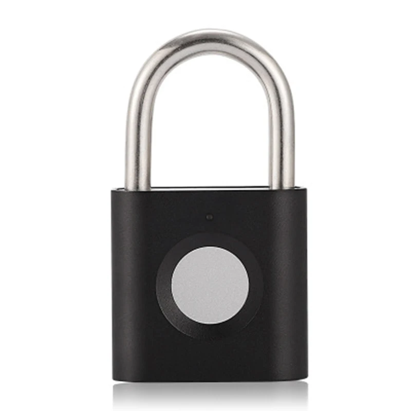 

Anti-theft Keyless Mini Fingerprint Padlock Quick Unlock USB Rechargeable Case Bag Security Electronic Fingerprint